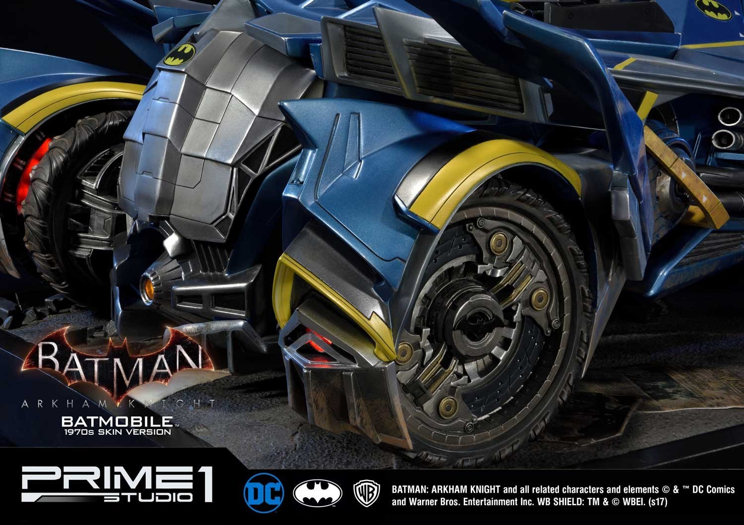 Batman: Arkham Knight - Museum Masterline Series  (MMDC-03BL) - Batmobile - 1/10 - 1970's skin Version (Prime 1 Studio) photo 5