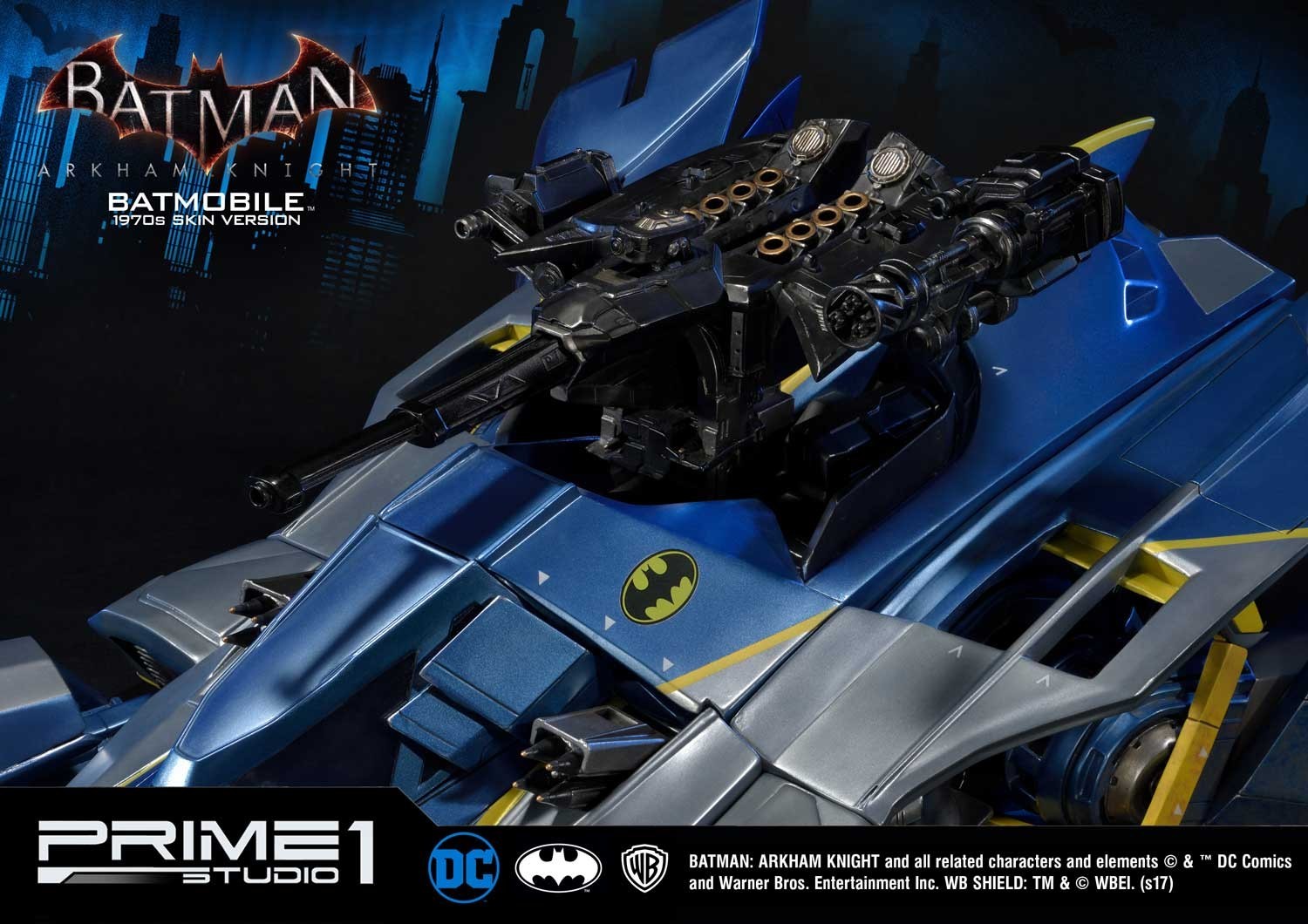 Batman: Arkham Knight - Museum Masterline Series  (MMDC-03BL) - Batmobile - 1/10 - 1970's skin Version (Prime 1 Studio) photo 6