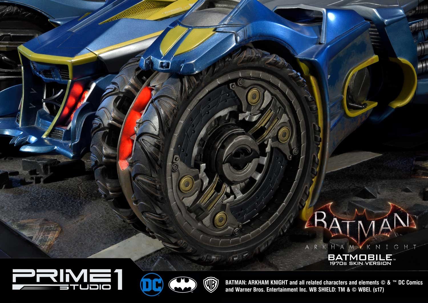 Batman: Arkham Knight - Museum Masterline Series  (MMDC-03BL) - Batmobile - 1/10 - 1970's skin Version (Prime 1 Studio) photo 7