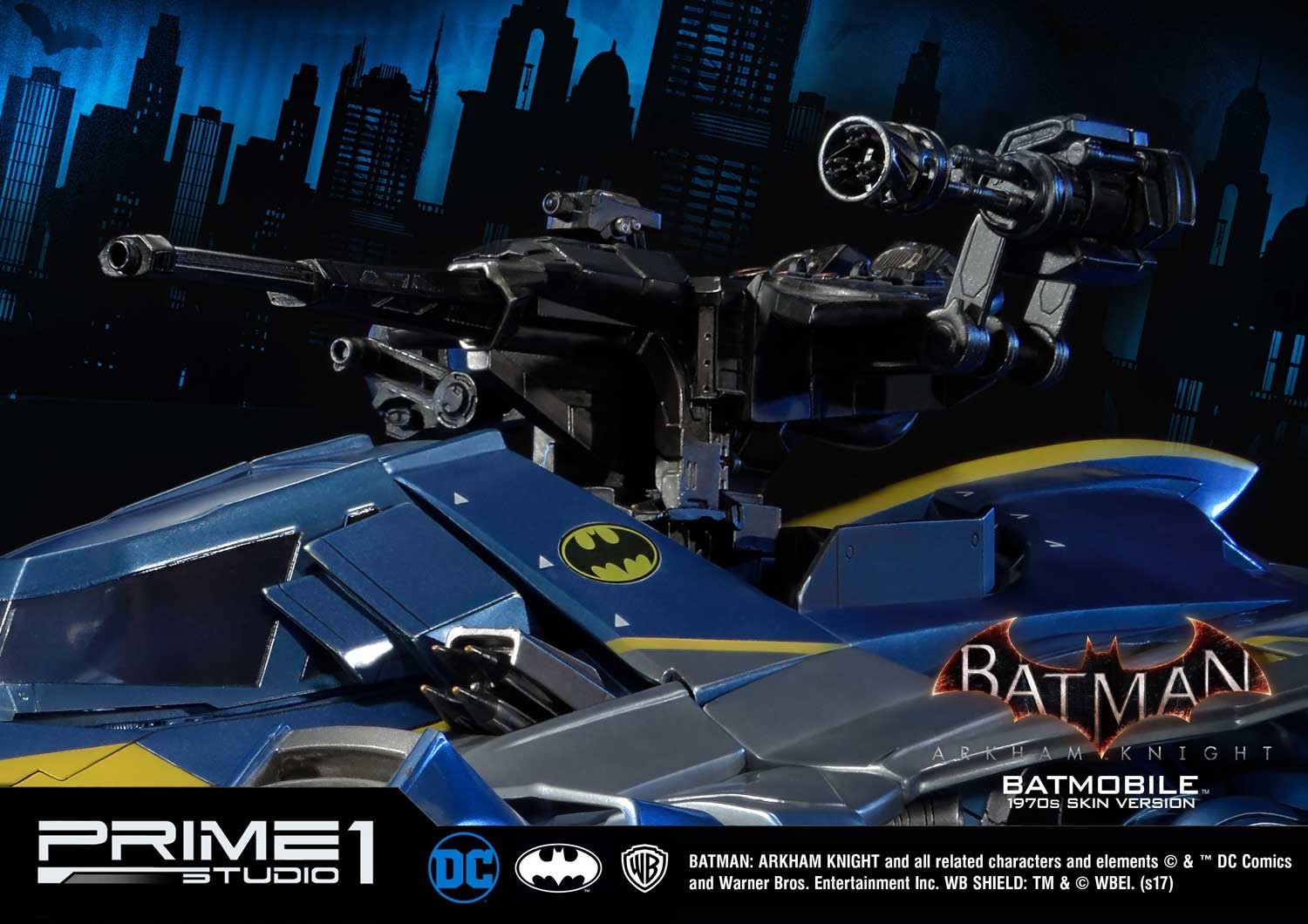 Batman: Arkham Knight - Museum Masterline Series  (MMDC-03BL) - Batmobile - 1/10 - 1970's skin Version (Prime 1 Studio) photo 8