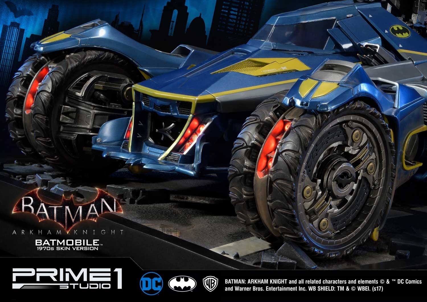 Batman: Arkham Knight - Museum Masterline Series  (MMDC-03BL) - Batmobile - 1/10 - 1970's skin Version (Prime 1 Studio) photo 9