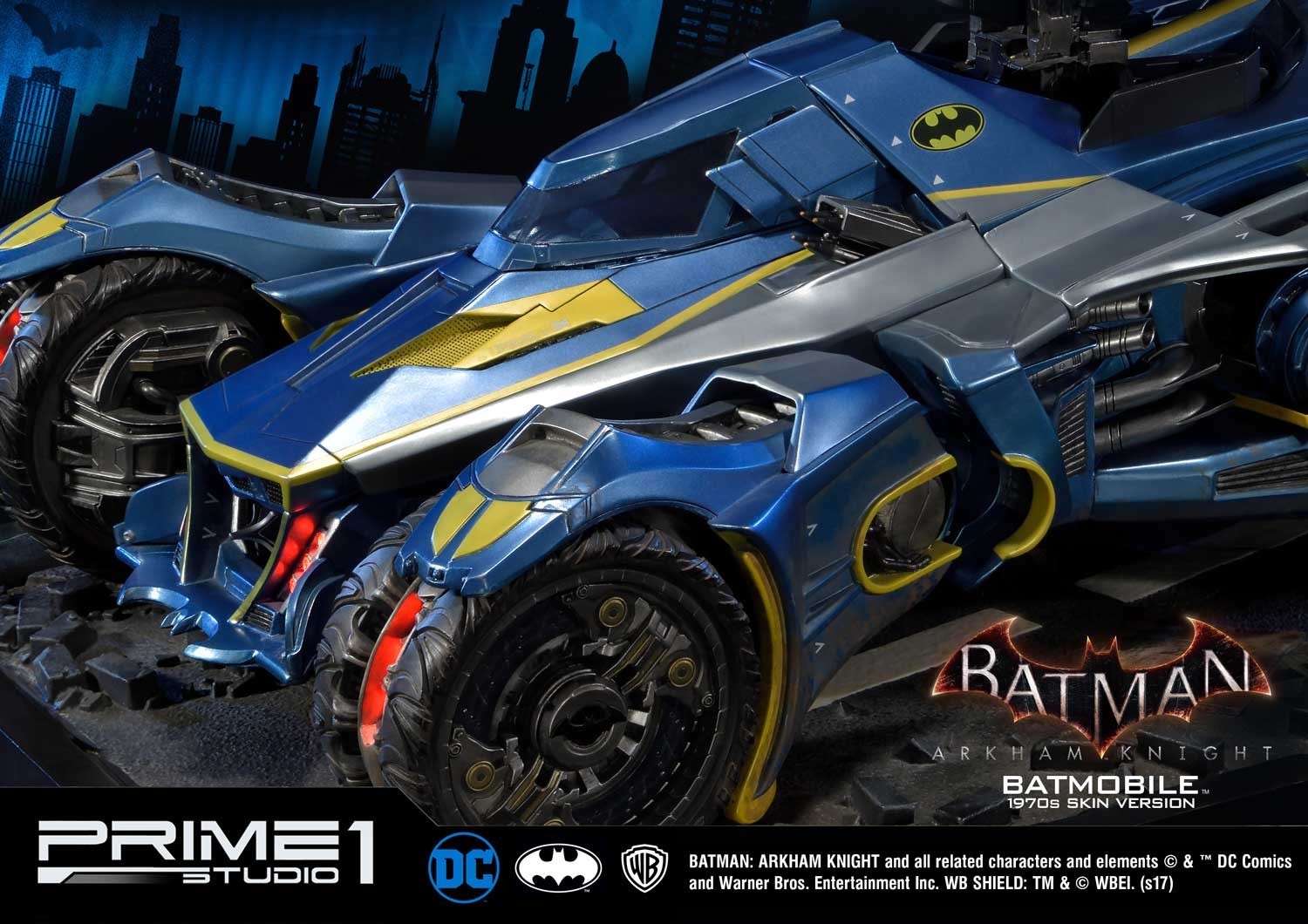 Batman: Arkham Knight - Museum Masterline Series  (MMDC-03BL) - Batmobile - 1/10 - 1970's skin Version (Prime 1 Studio) photo 10