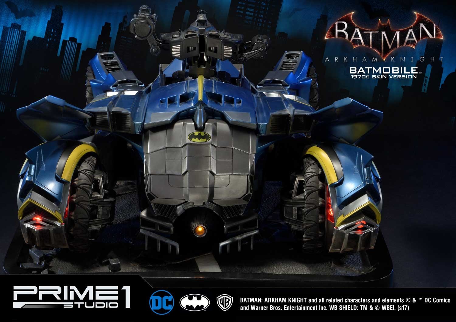 Batman: Arkham Knight - Museum Masterline Series  (MMDC-03BL) - Batmobile - 1/10 - 1970's skin Version (Prime 1 Studio) photo 11