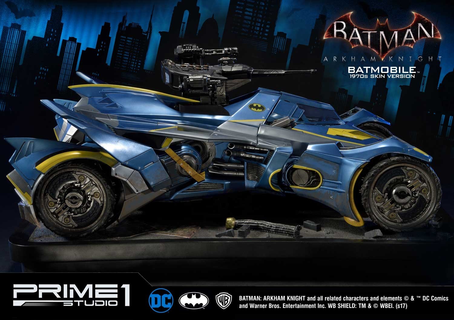 Batman: Arkham Knight - Museum Masterline Series  (MMDC-03BL) - Batmobile - 1/10 - 1970's skin Version (Prime 1 Studio) photo 12