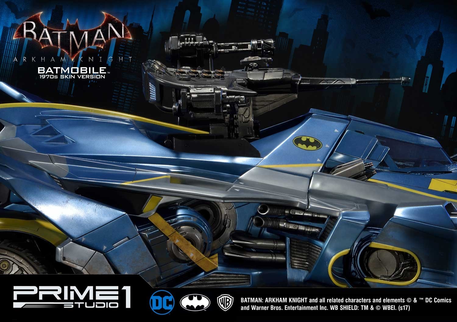 Batman: Arkham Knight - Museum Masterline Series  (MMDC-03BL) - Batmobile - 1/10 - 1970's skin Version (Prime 1 Studio) photo 15
