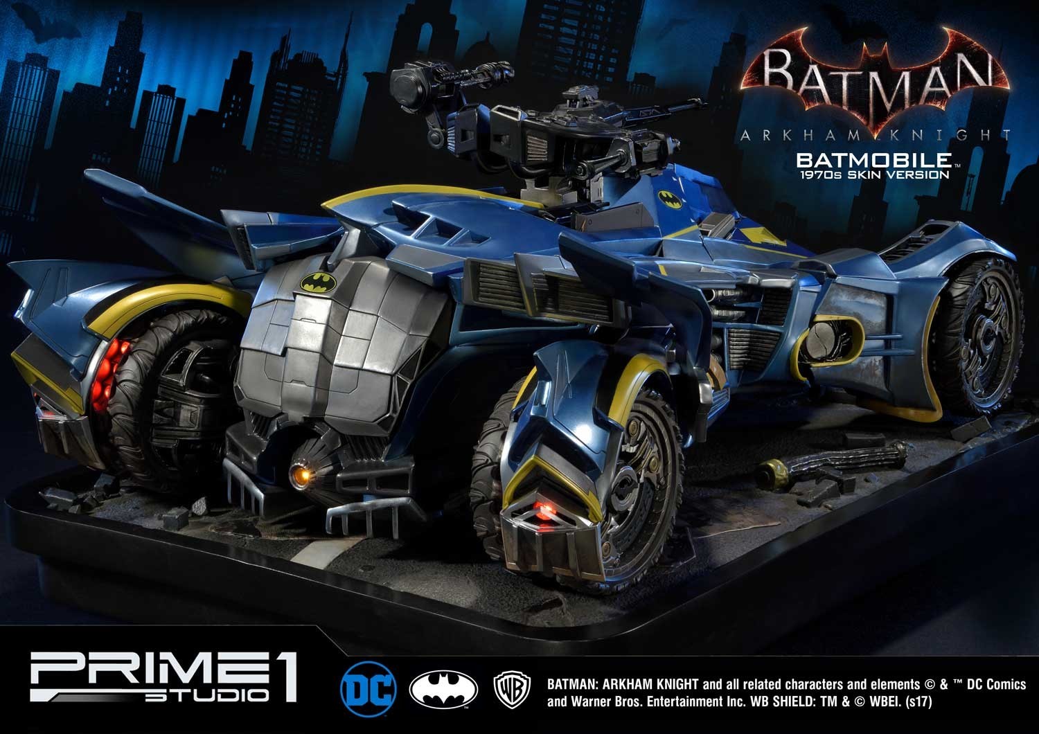 Batman: Arkham Knight - Museum Masterline Series  (MMDC-03BL) - Batmobile - 1/10 - 1970's skin Version (Prime 1 Studio) photo 17