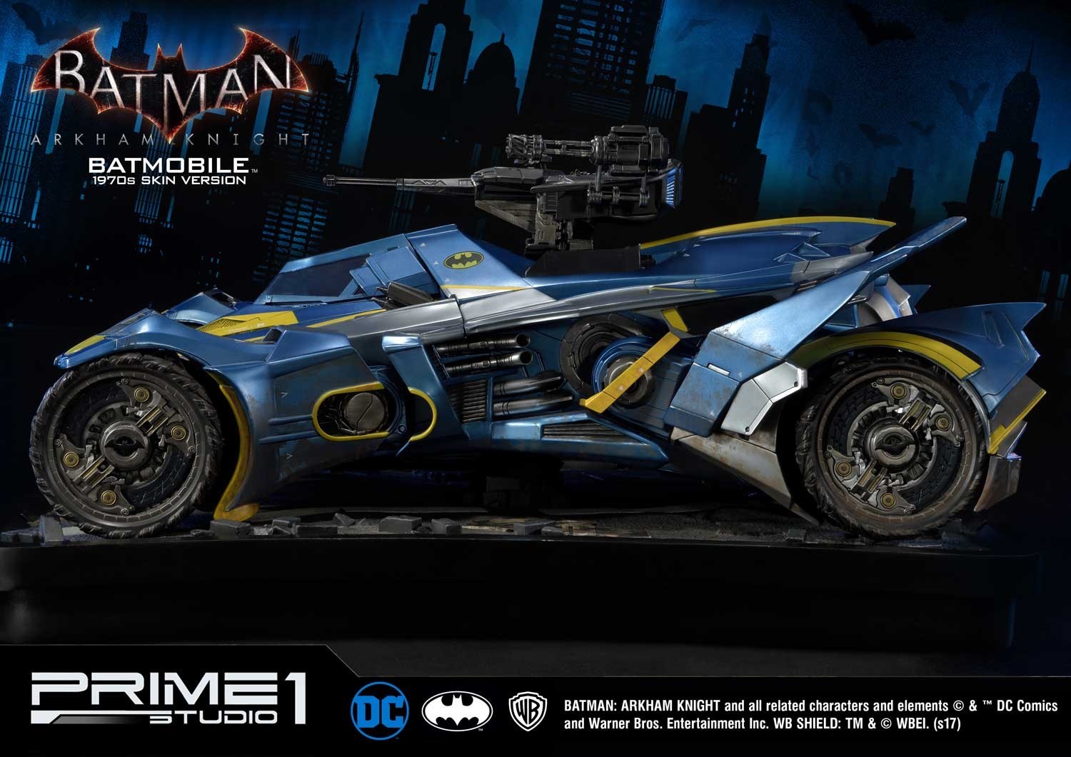 Batman: Arkham Knight - Museum Masterline Series  (MMDC-03BL) - Batmobile - 1/10 - 1970's skin Version (Prime 1 Studio) photo 21