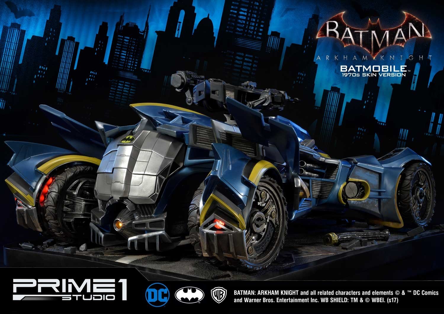 Batman: Arkham Knight - Museum Masterline Series  (MMDC-03BL) - Batmobile - 1/10 - 1970's skin Version (Prime 1 Studio) photo 22