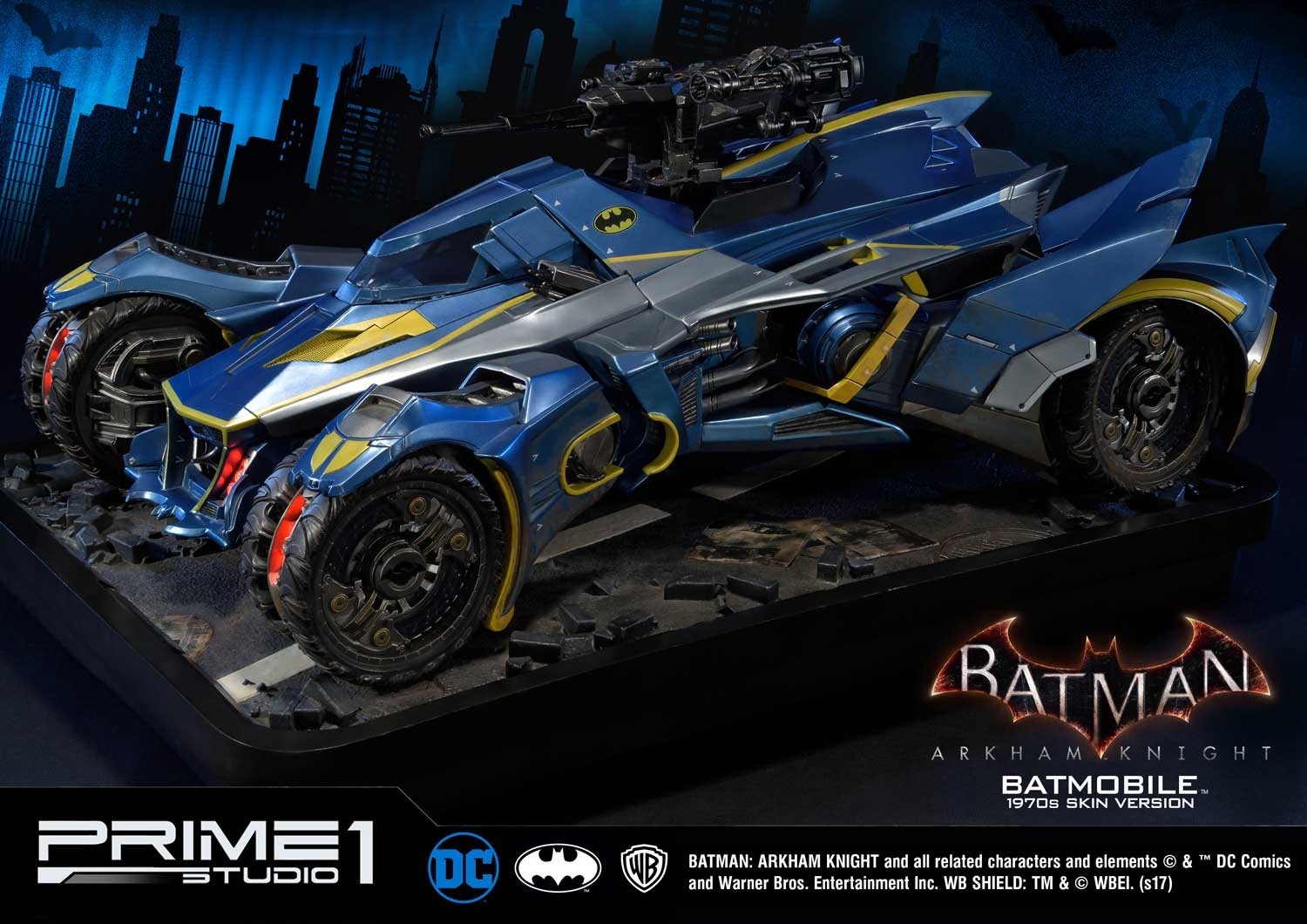 Batman: Arkham Knight - Museum Masterline Series  (MMDC-03BL) - Batmobile - 1/10 - 1970's skin Version (Prime 1 Studio) photo 23