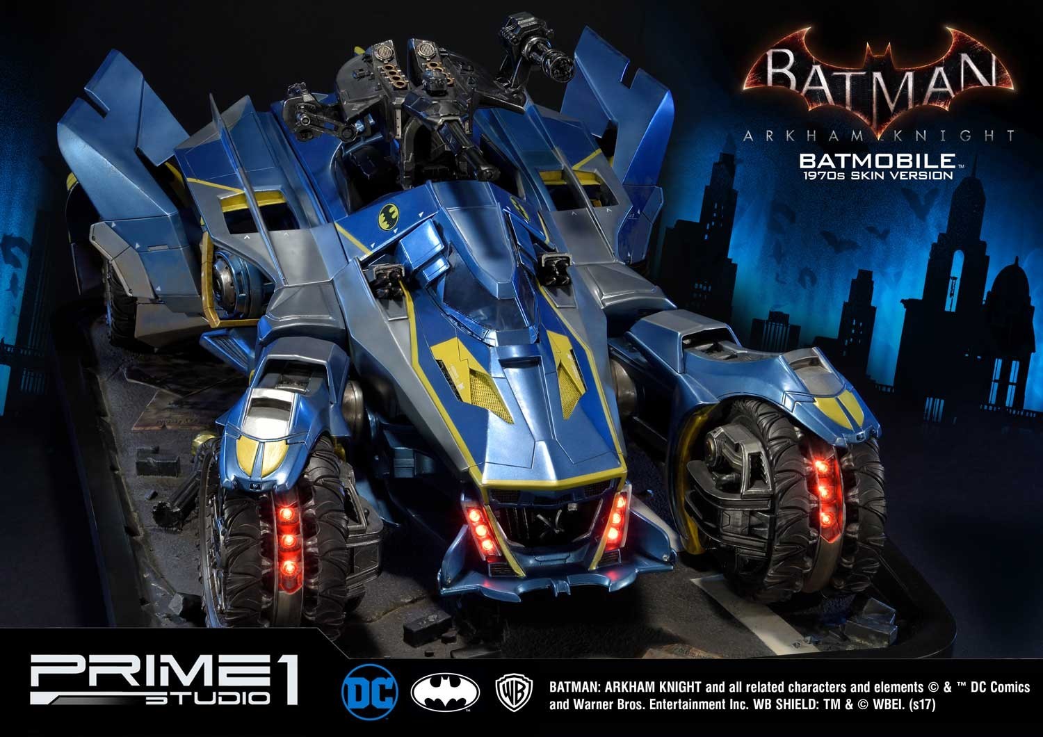Batman: Arkham Knight - Museum Masterline Series  (MMDC-03BL) - Batmobile - 1/10 - 1970's skin Version (Prime 1 Studio) photo 25