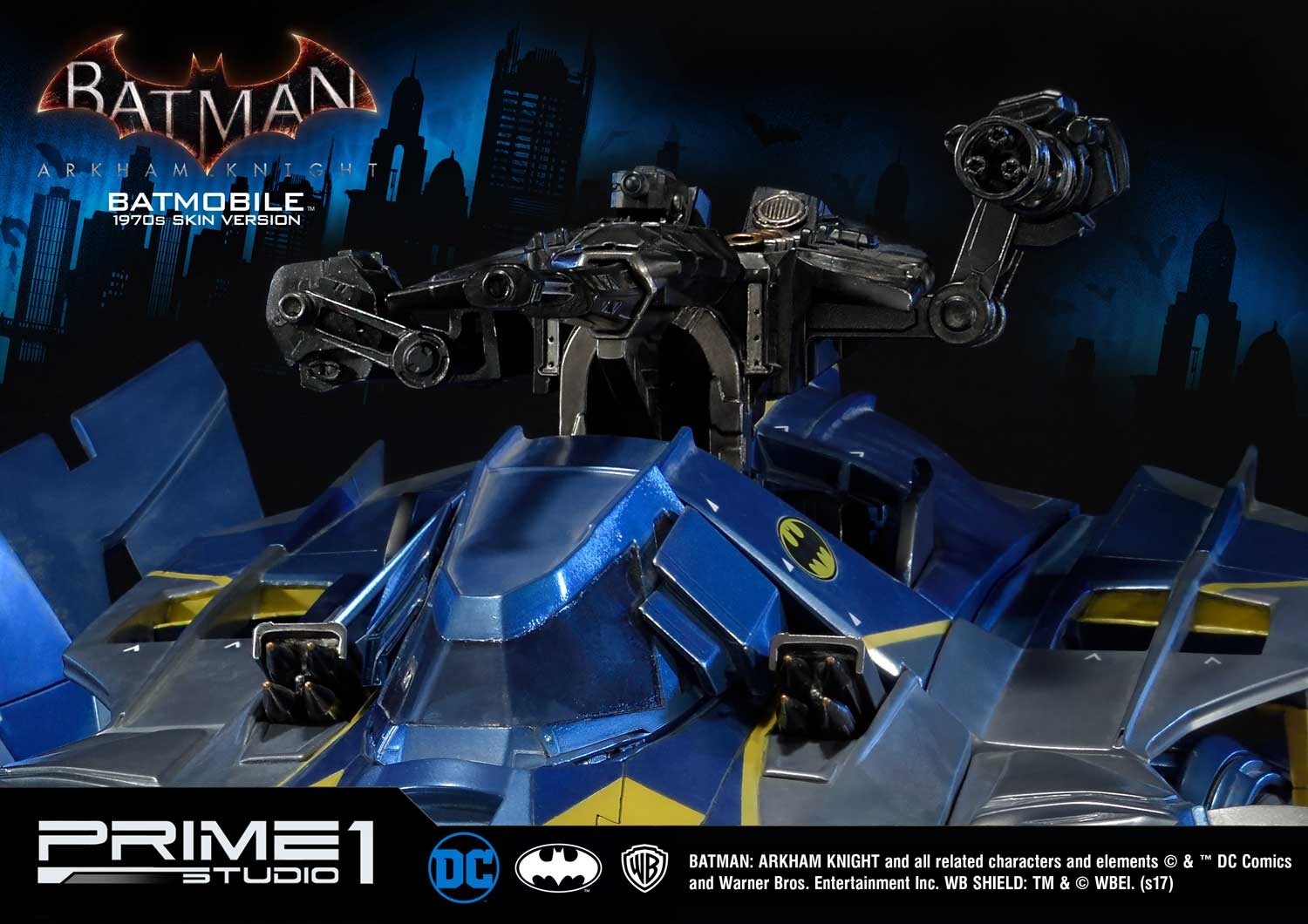 Batman: Arkham Knight - Museum Masterline Series  (MMDC-03BL) - Batmobile - 1/10 - 1970's skin Version (Prime 1 Studio) photo 26