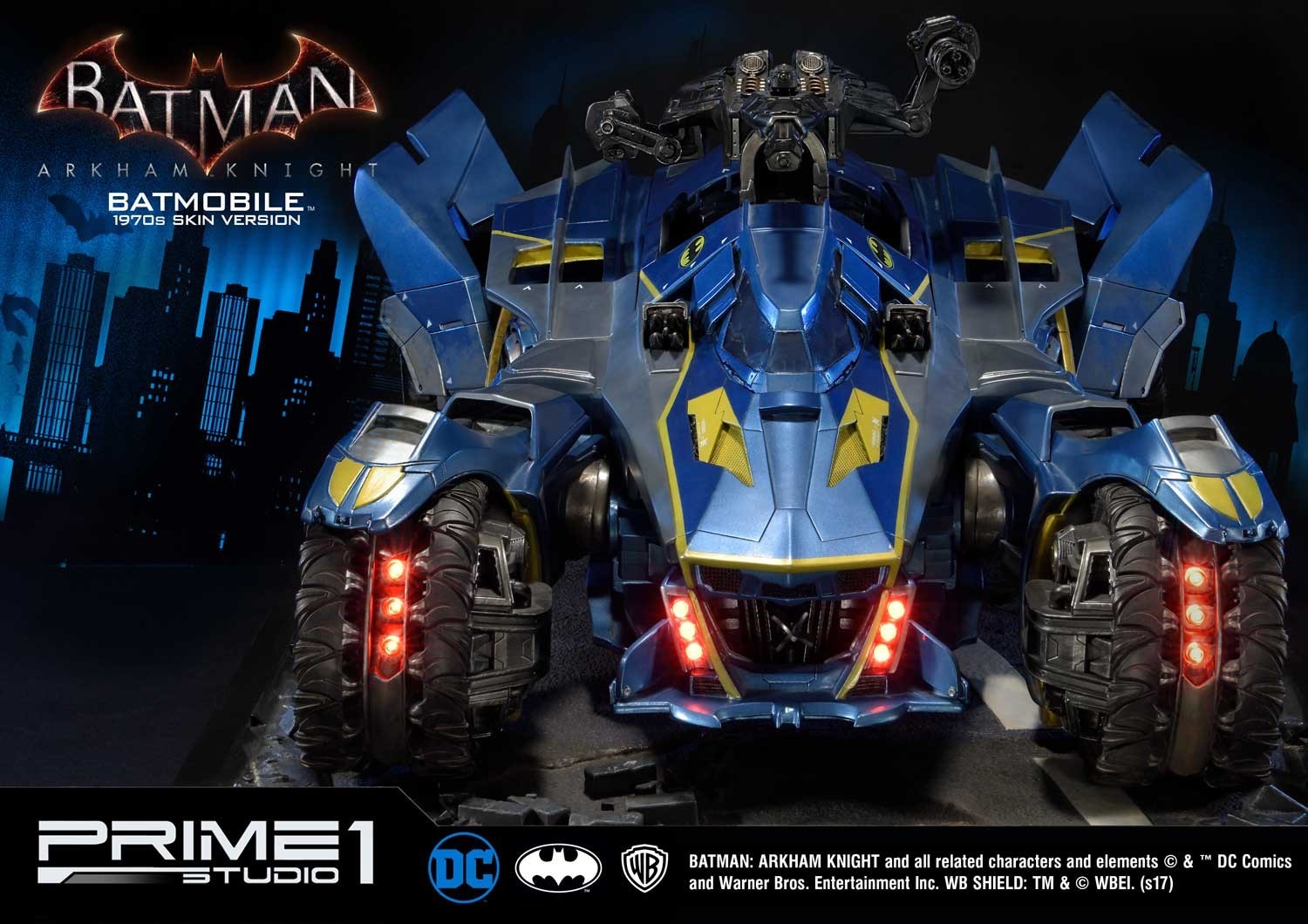 Batman: Arkham Knight - Museum Masterline Series  (MMDC-03BL) - Batmobile - 1/10 - 1970's skin Version (Prime 1 Studio) photo 27