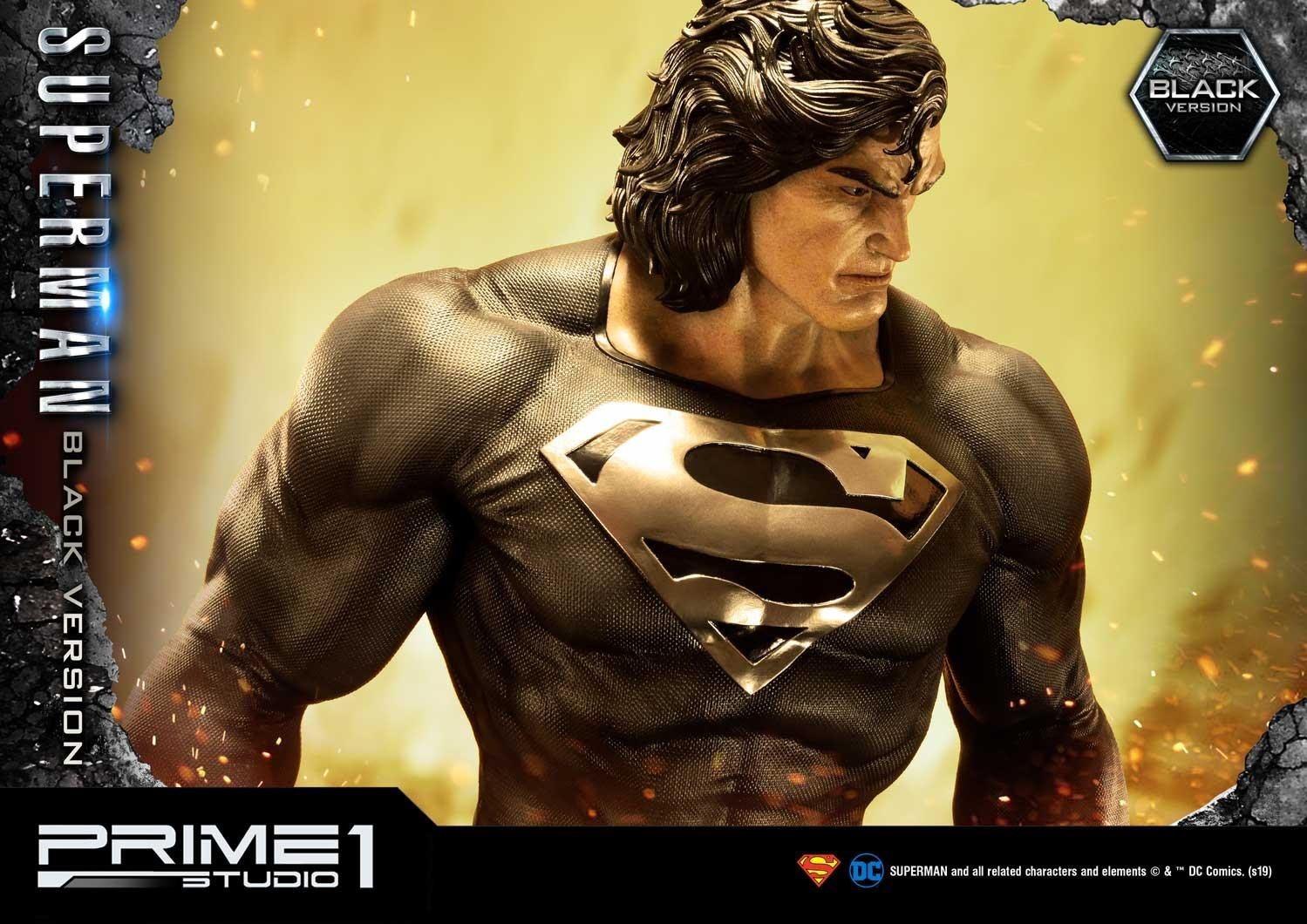 Superman - Museum Masterline Series (MMDCBH-02BL) - 1/3 - Black Version (Prime 1 Studio) photo 4