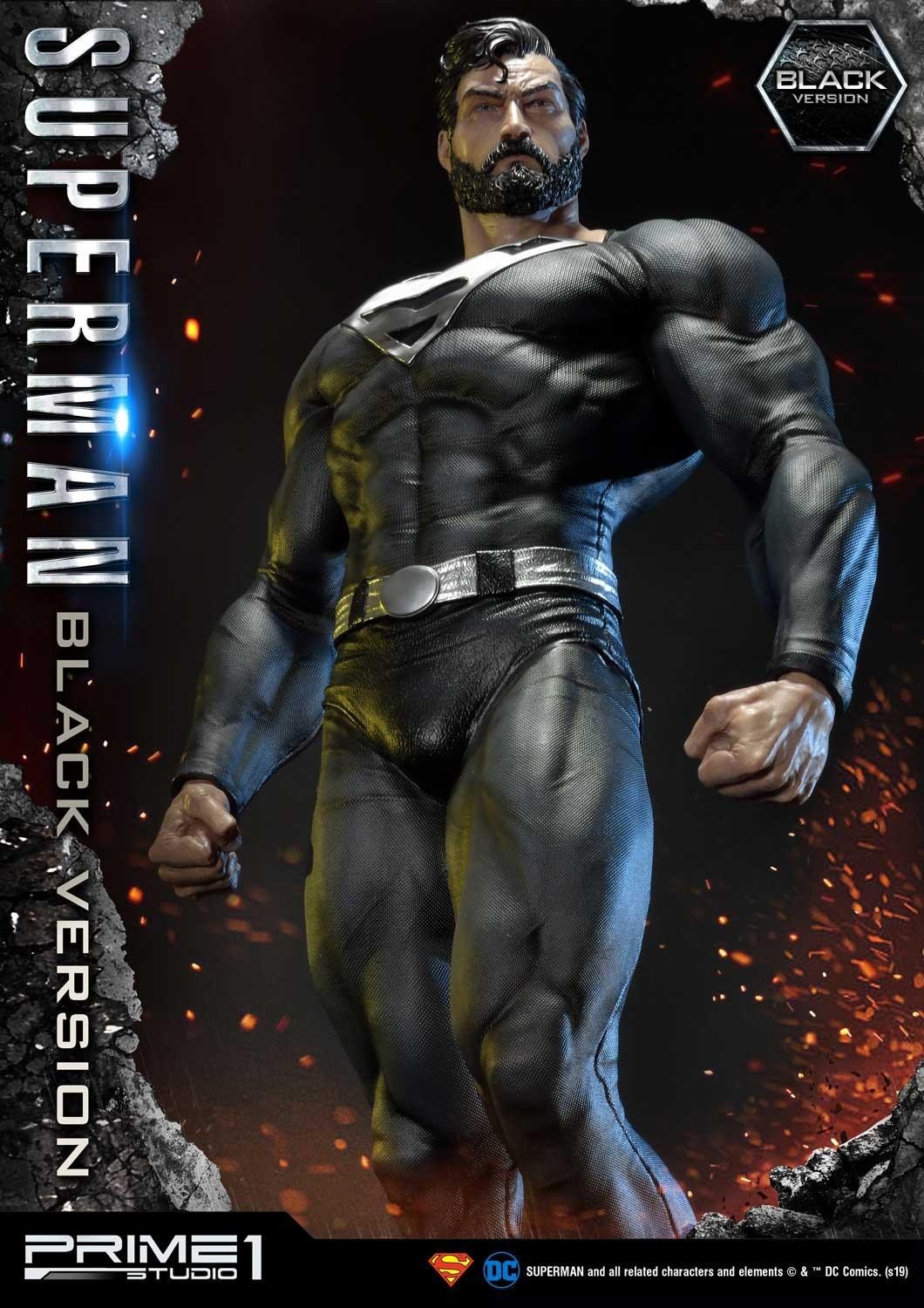 Superman - Museum Masterline Series (MMDCBH-02BL) - 1/3 - Black Version (Prime 1 Studio) photo 6