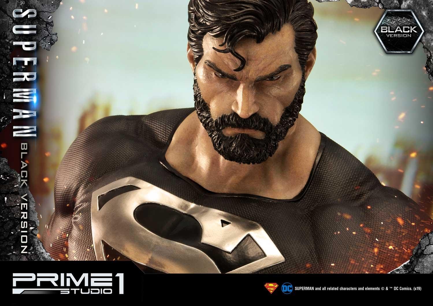 Superman - Museum Masterline Series (MMDCBH-02BL) - 1/3 - Black Version (Prime 1 Studio) photo 9