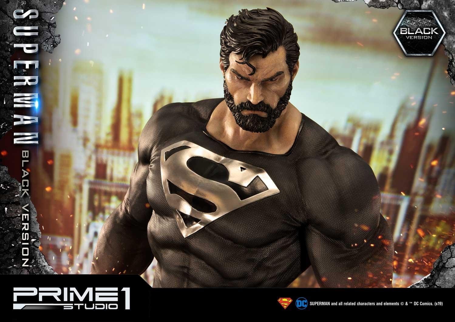 Superman - Museum Masterline Series (MMDCBH-02BL) - 1/3 - Black Version (Prime 1 Studio) photo 10