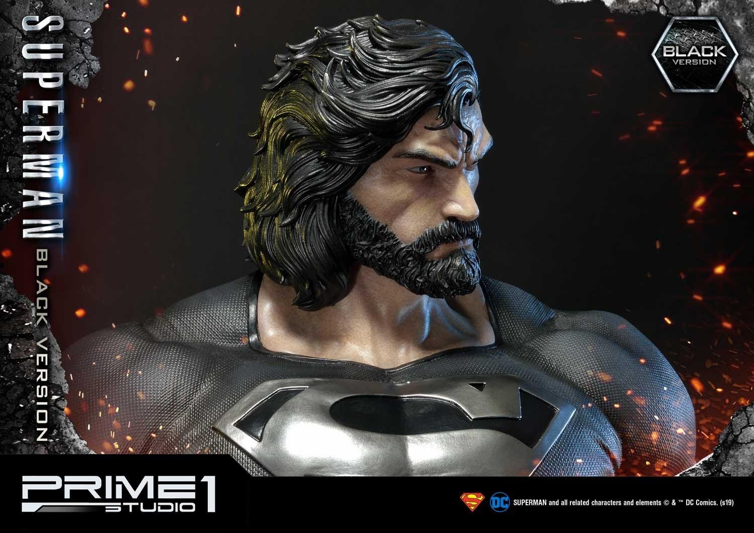 Superman - Museum Masterline Series (MMDCBH-02BL) - 1/3 - Black Version (Prime 1 Studio) photo 15