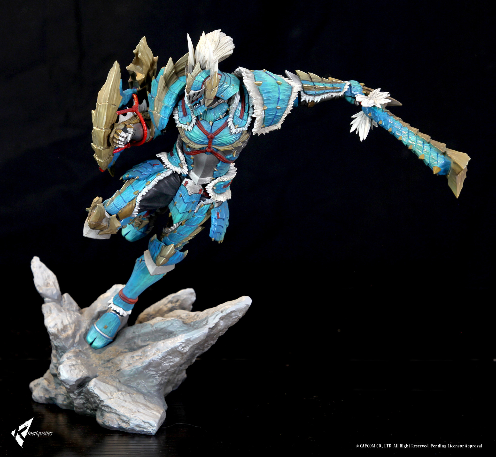 Monster Hunter - Hunter - 1/10 - Zinogre Armor, Male (Kinetiquettes) photo 17
