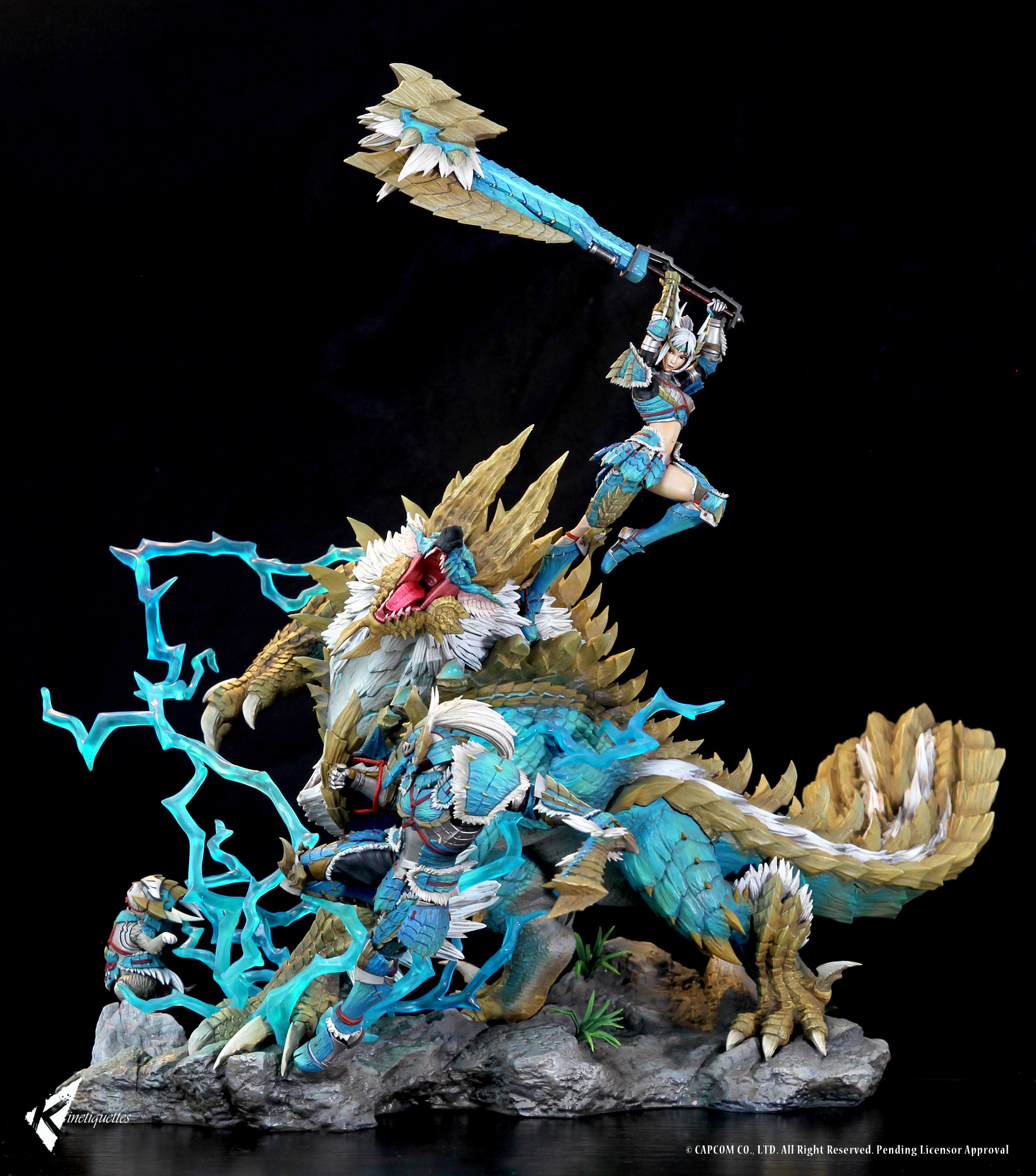 Monster Hunter - Hunter - 1/10 - Zinogre Armor, Female (Kinetiquettes)