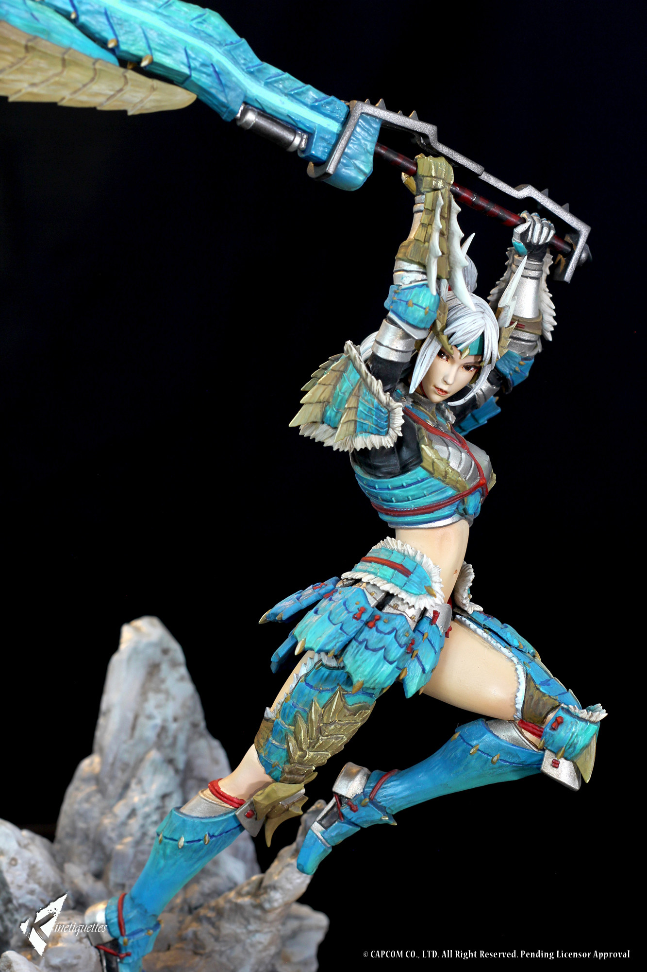 Monster Hunter - Hunter - 1/10 - Zinogre Armor, Female (Kinetiquettes) photo 18
