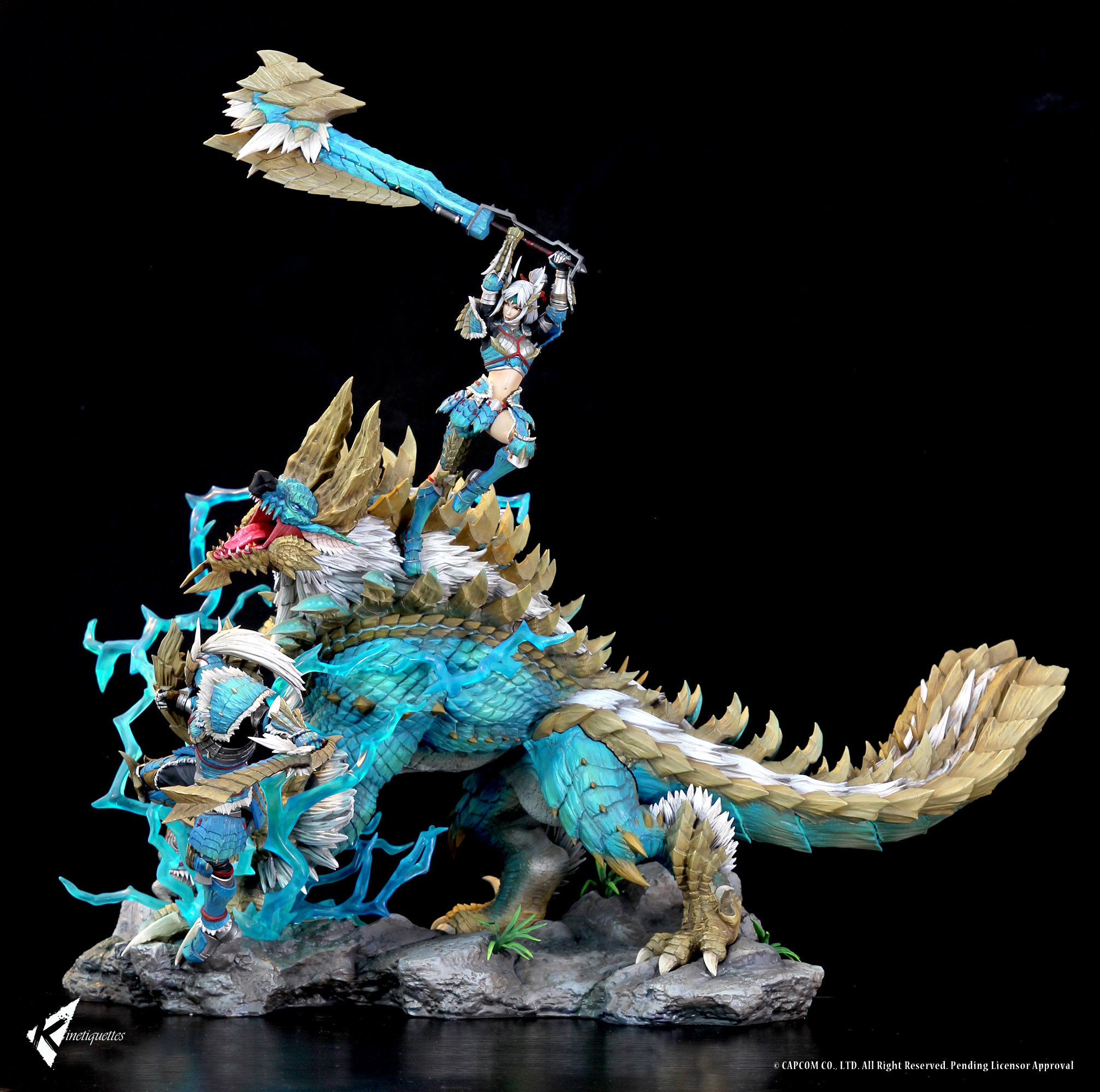 Monster Hunter - Hunter - 1/10 - Zinogre Armor, Female (Kinetiquettes) photo 19