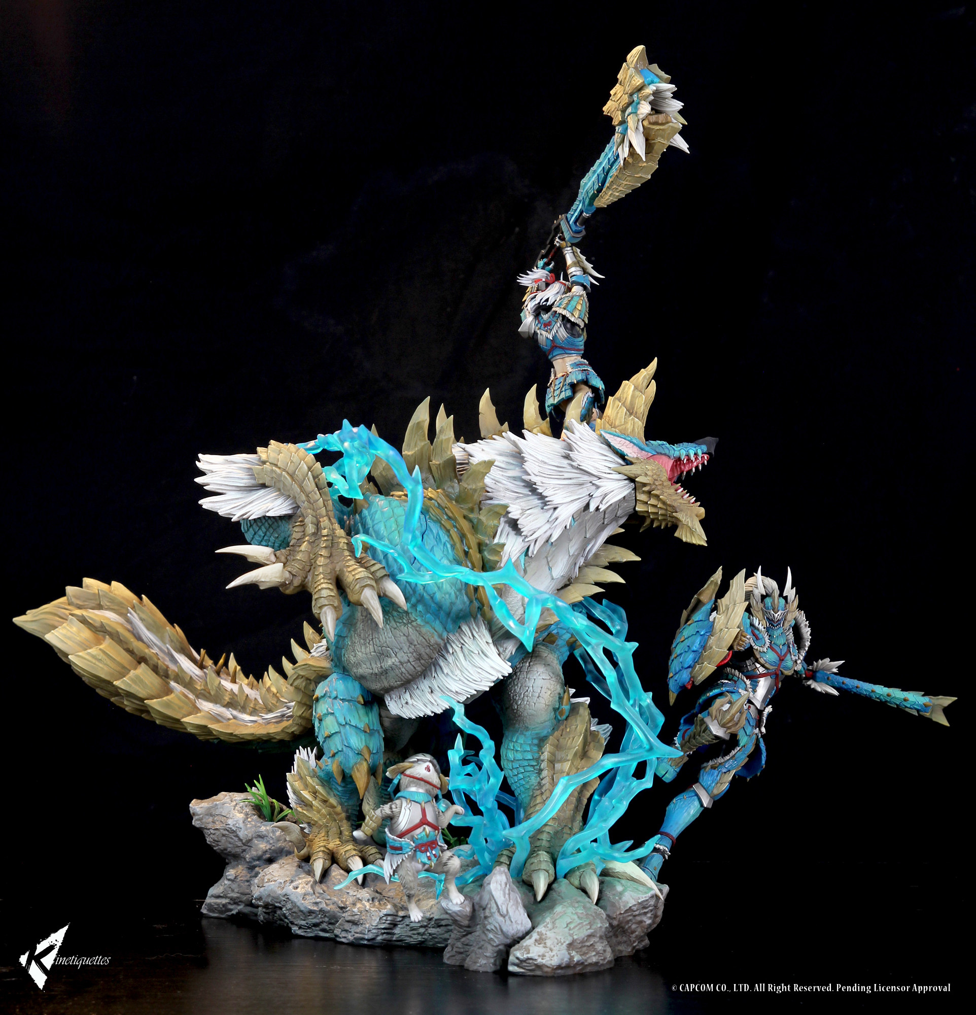 Monster Hunter - Hunter - 1/10 - Zinogre Armor, Female (Kinetiquettes) photo 21