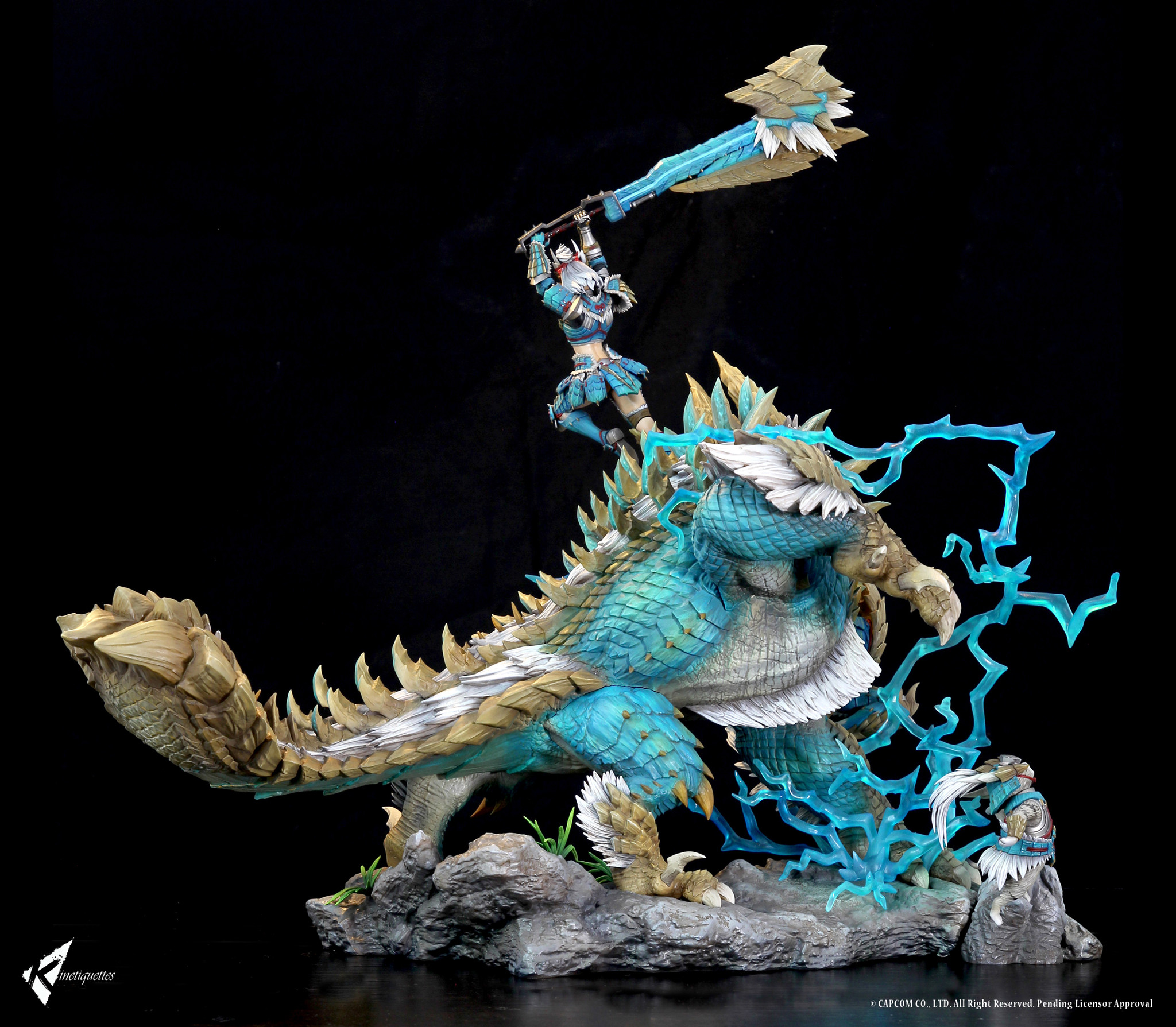 Monster Hunter - Otomo Airou - 1/10 - Zinogre Armor (Kinetiquettes) photo 5