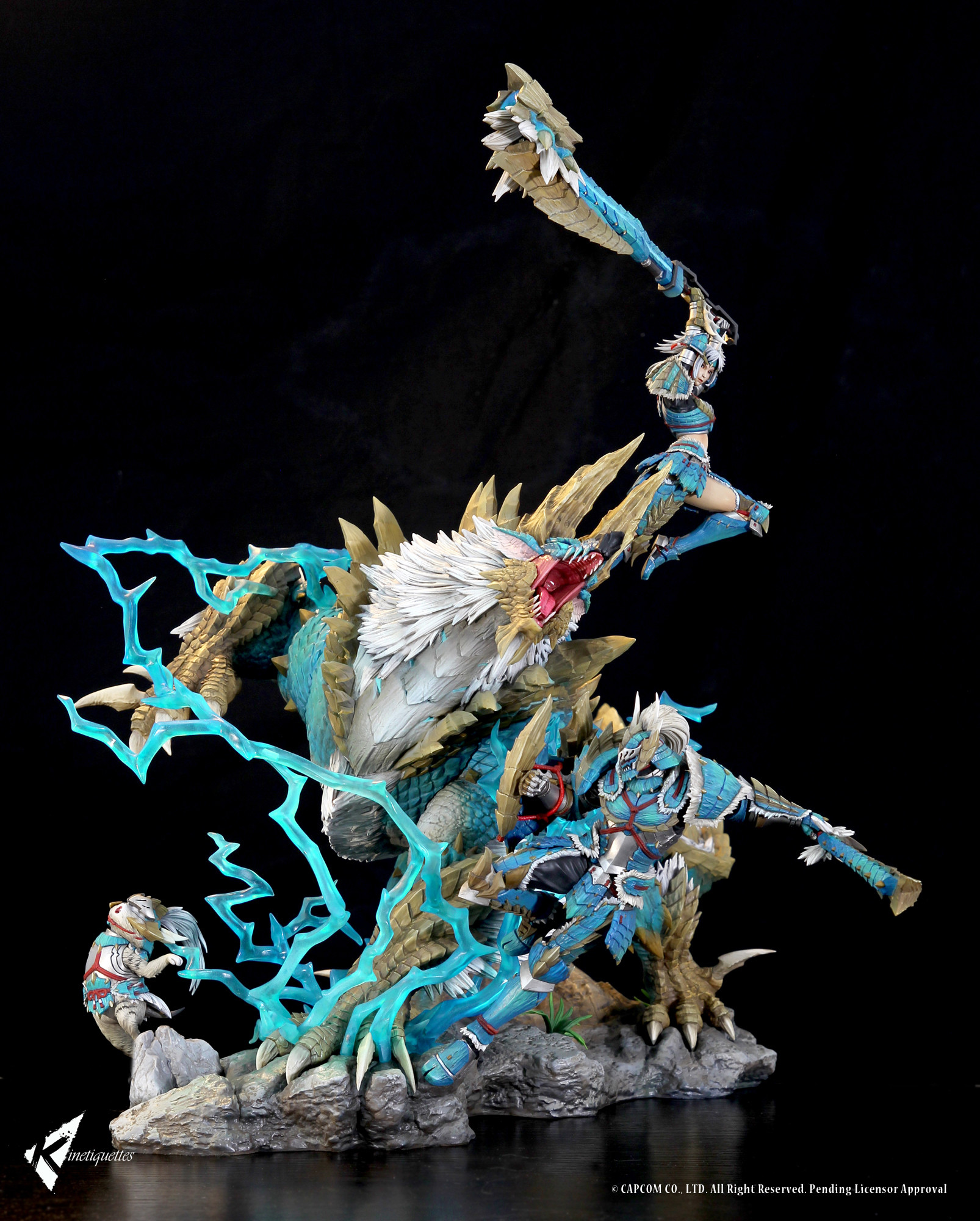 Monster Hunter - Otomo Airou - 1/10 - Zinogre Armor (Kinetiquettes) photo 8