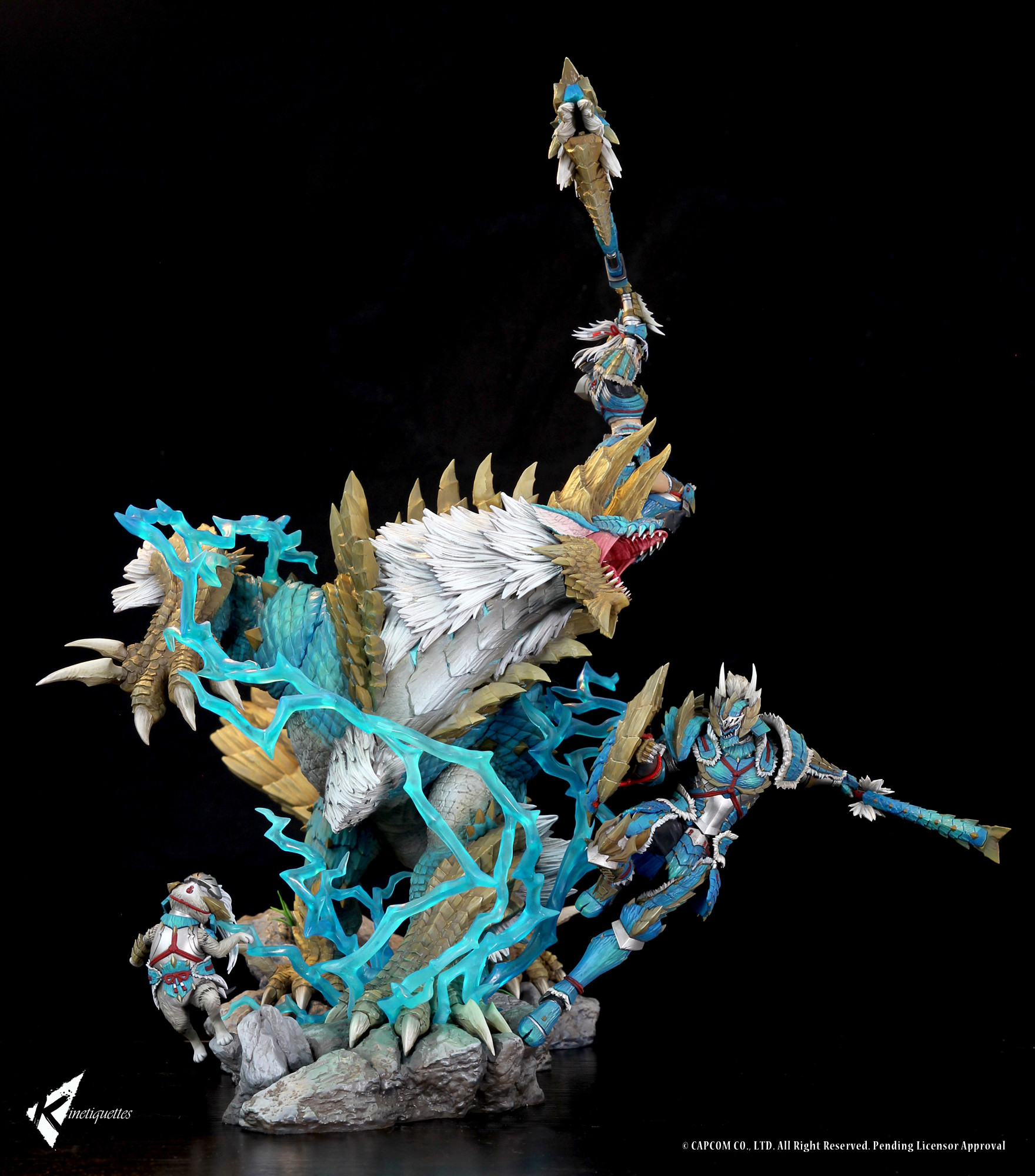 Monster Hunter - Otomo Airou - 1/10 - Zinogre Armor (Kinetiquettes) photo 15
