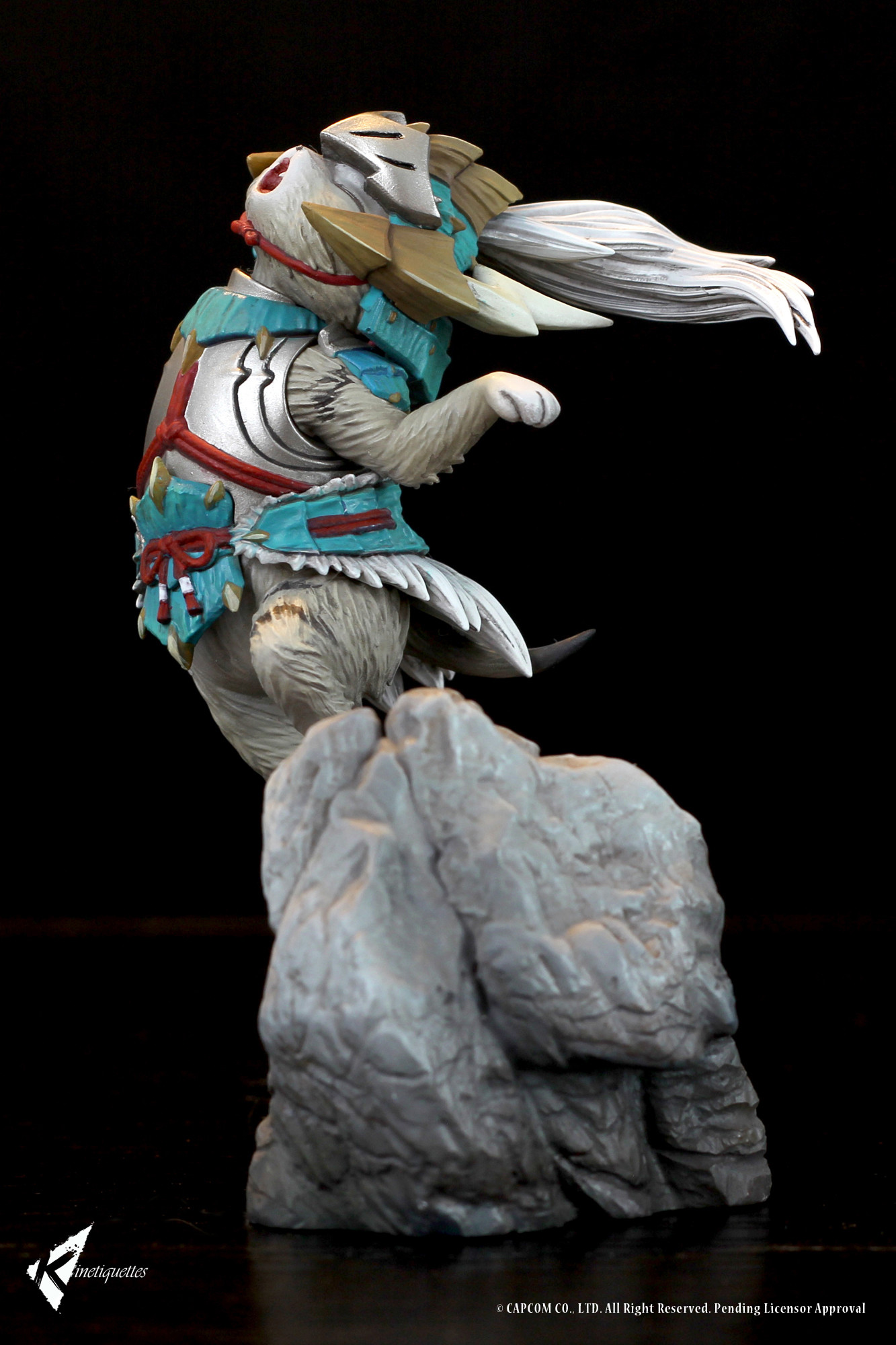 Monster Hunter - Otomo Airou - 1/10 - Zinogre Armor (Kinetiquettes) photo 16