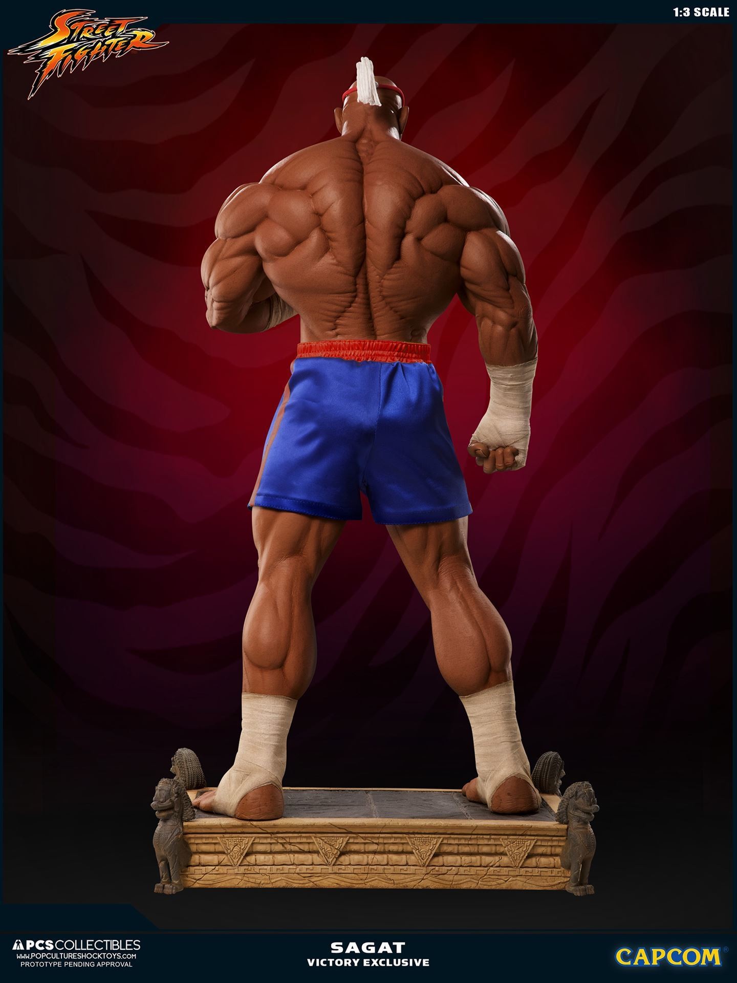 Street Fighter II V - Sagat - Mixed Media - 1/3 - PCS Exclusive, Victory (Premium Collectibles Studio) photo 30