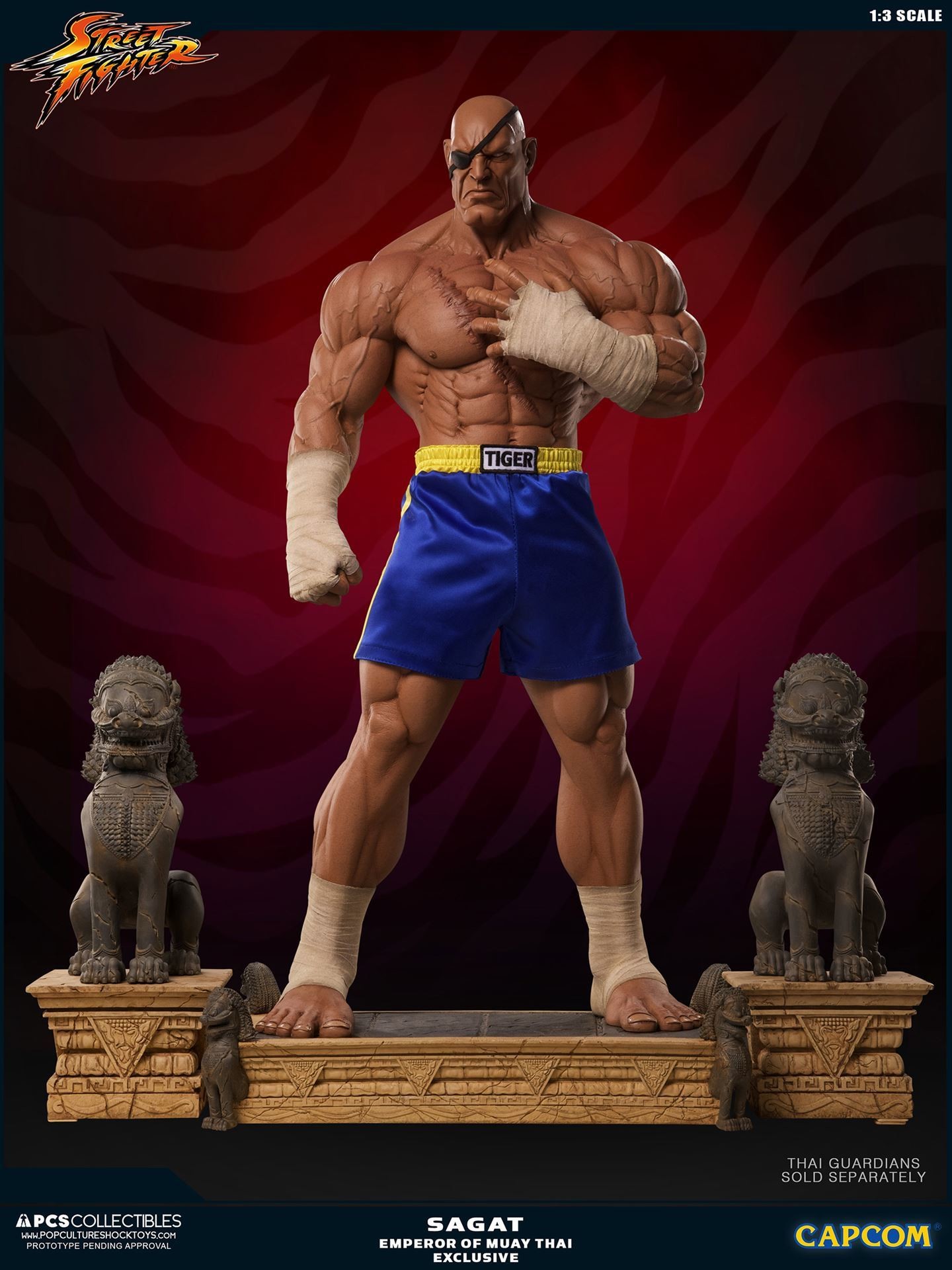 Street Fighter II - Mixed Media - Thai Guardian statues - 1/3 (Premium Collectibles Studio) photo 17