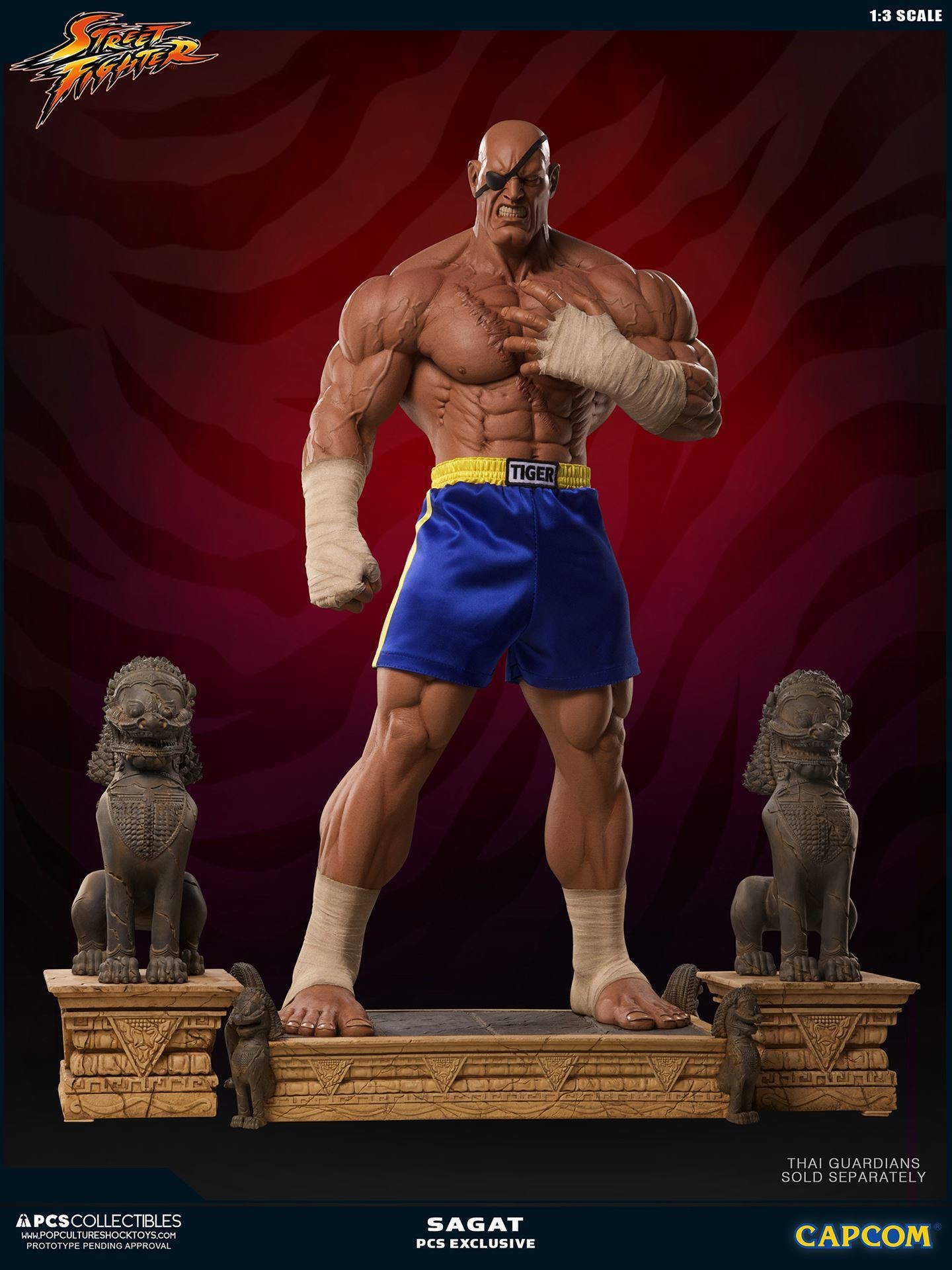Street Fighter II - Mixed Media - Thai Guardian statues - 1/3 (Premium Collectibles Studio) photo 20