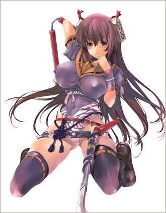 Hyakka Ryouran - Queen's Gate - Tokugawa Sen - Excellent Model - 1/8 (Hobby Japan, MegaHouse) photo 8