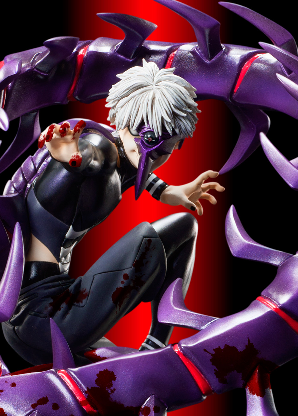 Tokyo Ghoul - Kaneki Ken - Statue Legend - Statue Legend Premium - Half-kakuja ver., Spurt of Blood (Di molto bene)
