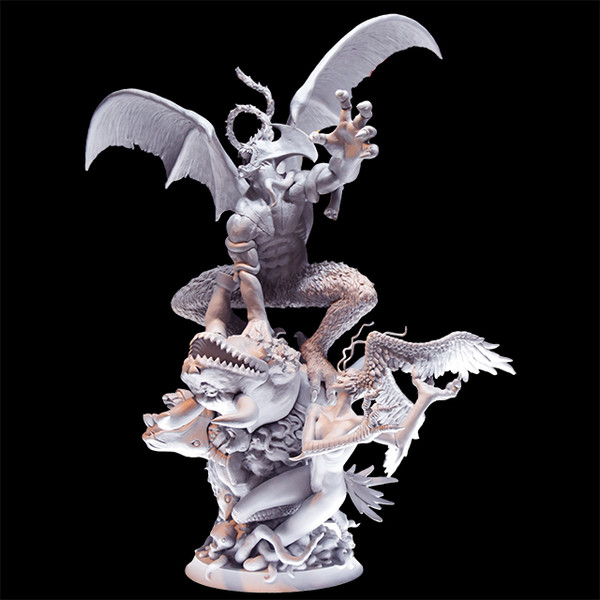 Devilman Crybaby - Devilman - Sirene - Statue Premium Figure - Real Color ver. (Aniplex, Gecco) photo 3