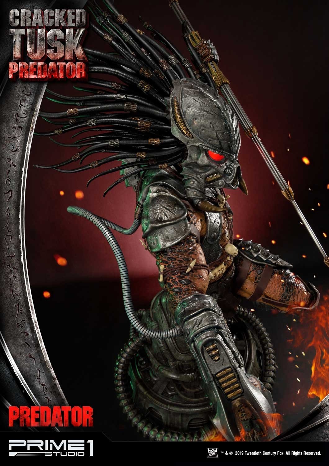 Predator: Life and Death - Cracked Tusk Predator - Premium Masterline (PMDHPR-01) - 1/4 (Prime 1 Studio) photo 10