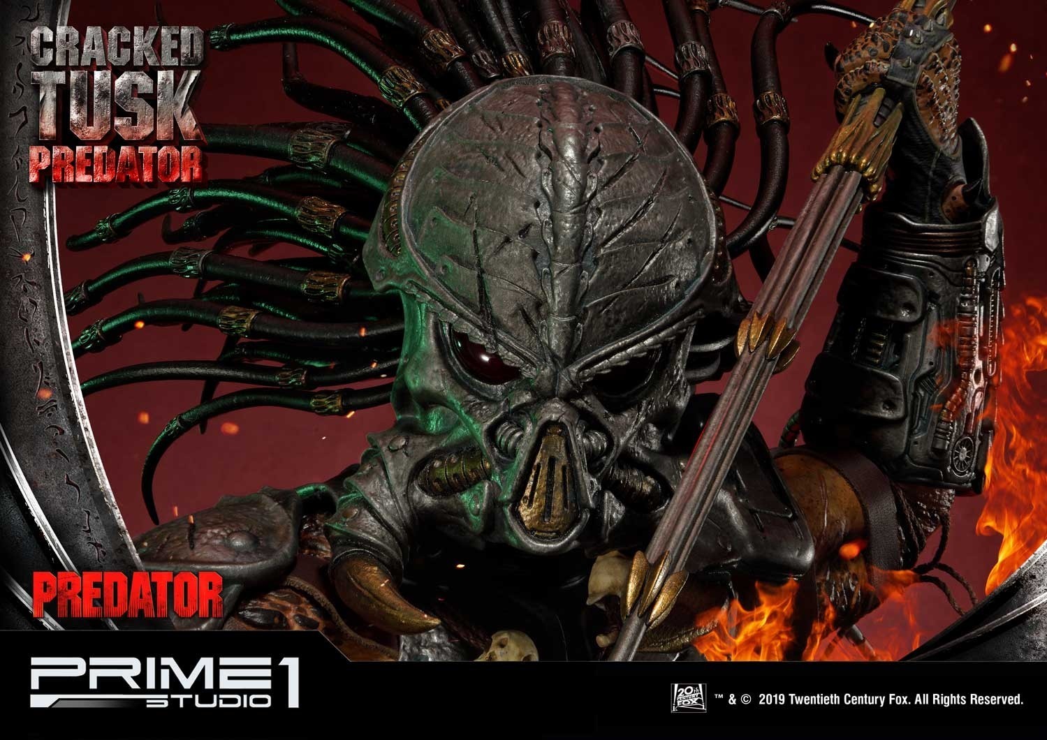 Predator: Life and Death - Cracked Tusk Predator - Premium Masterline (PMDHPR-01) - 1/4 (Prime 1 Studio) photo 11