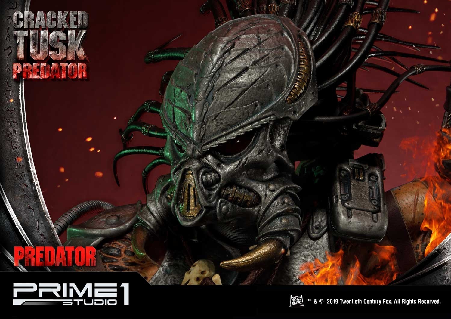 Predator: Life and Death - Cracked Tusk Predator - Premium Masterline (PMDHPR-01) - 1/4 (Prime 1 Studio) photo 12