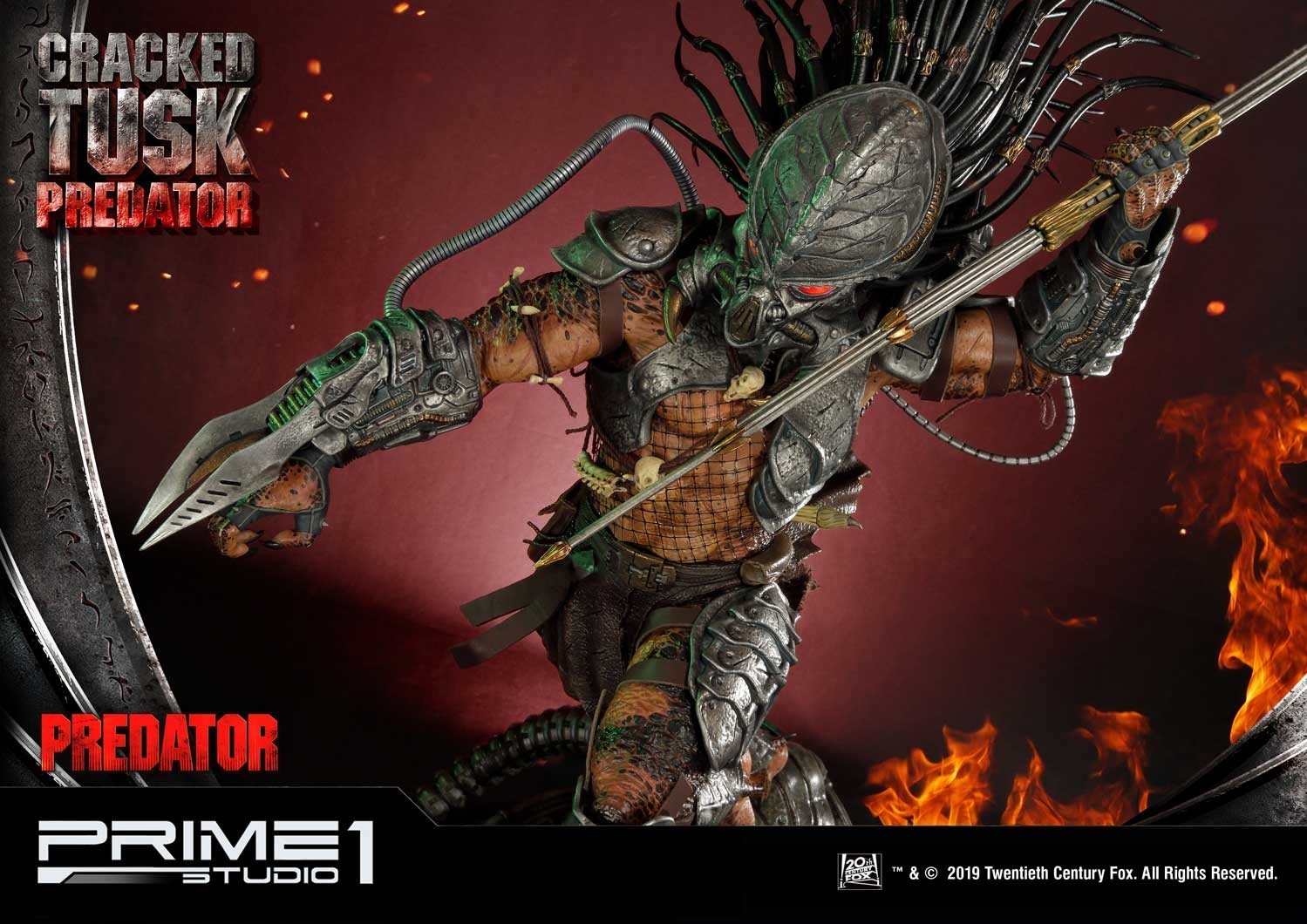 Predator: Life and Death - Cracked Tusk Predator - Premium Masterline (PMDHPR-01) - 1/4 (Prime 1 Studio) photo 18