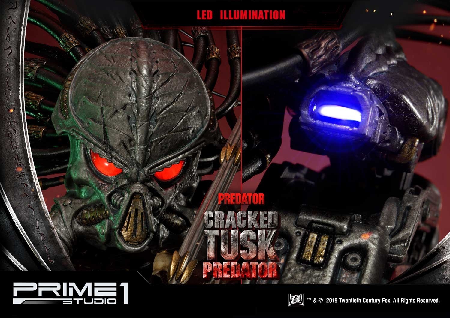Predator: Life and Death - Cracked Tusk Predator - Premium Masterline (PMDHPR-01) - 1/4 (Prime 1 Studio) photo 32