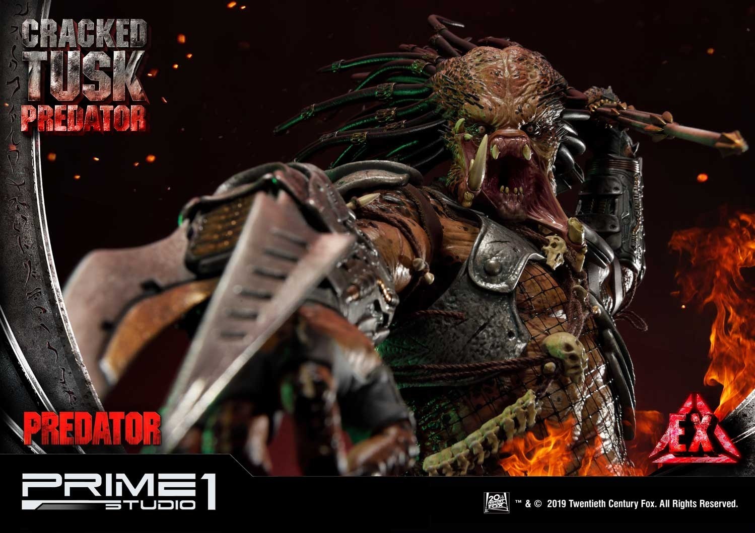 Predator: Life and Death - Cracked Tusk Predator - Premium Masterline (PMDHPR-01) - 1/4 (Prime 1 Studio) photo 37