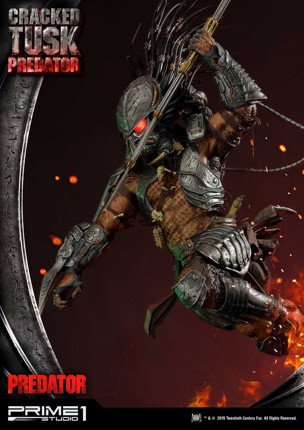 Predator: Life and Death - Cracked Tusk Predator - Premium Masterline (PMDHPR-01) - 1/4 (Prime 1 Studio) photo 40