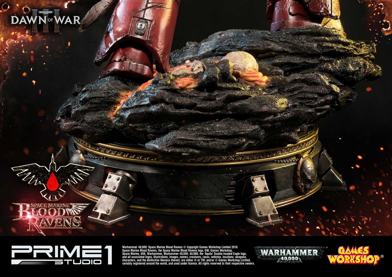 Warhammer 40,000: Dawn of War III - Space Marine Blood Raven - Premium Masterline  (PMWH40K-02) - 1/4 (Prime 1 Studio) photo 5