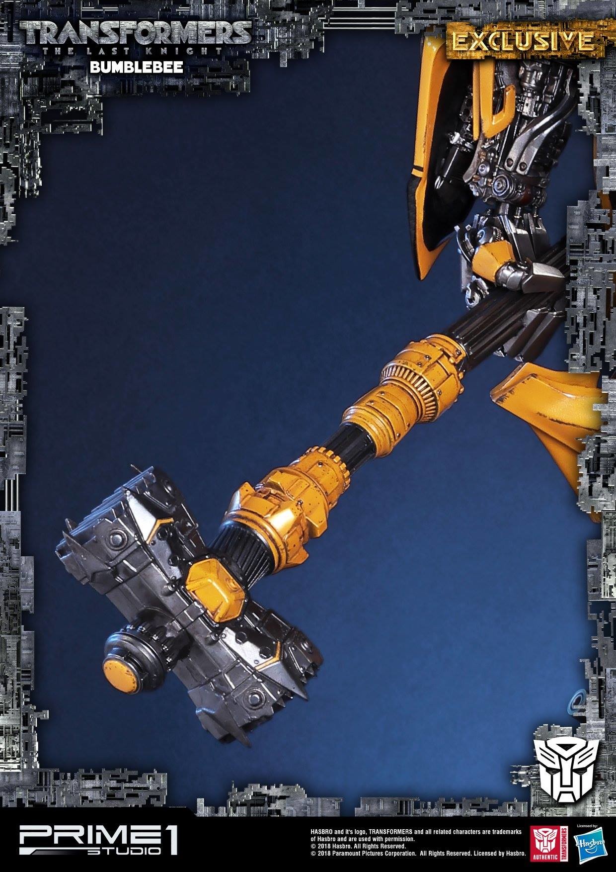 Transformers: The Last Knight - Bumble - Museum Masterline Series  (MMTFM-20) (Prime 1 Studio) photo 6