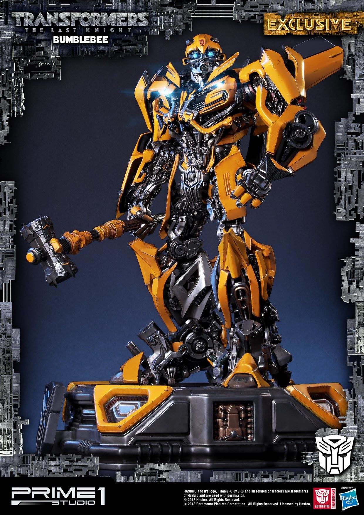Transformers: The Last Knight - Bumble - Museum Masterline Series  (MMTFM-20) (Prime 1 Studio) photo 18