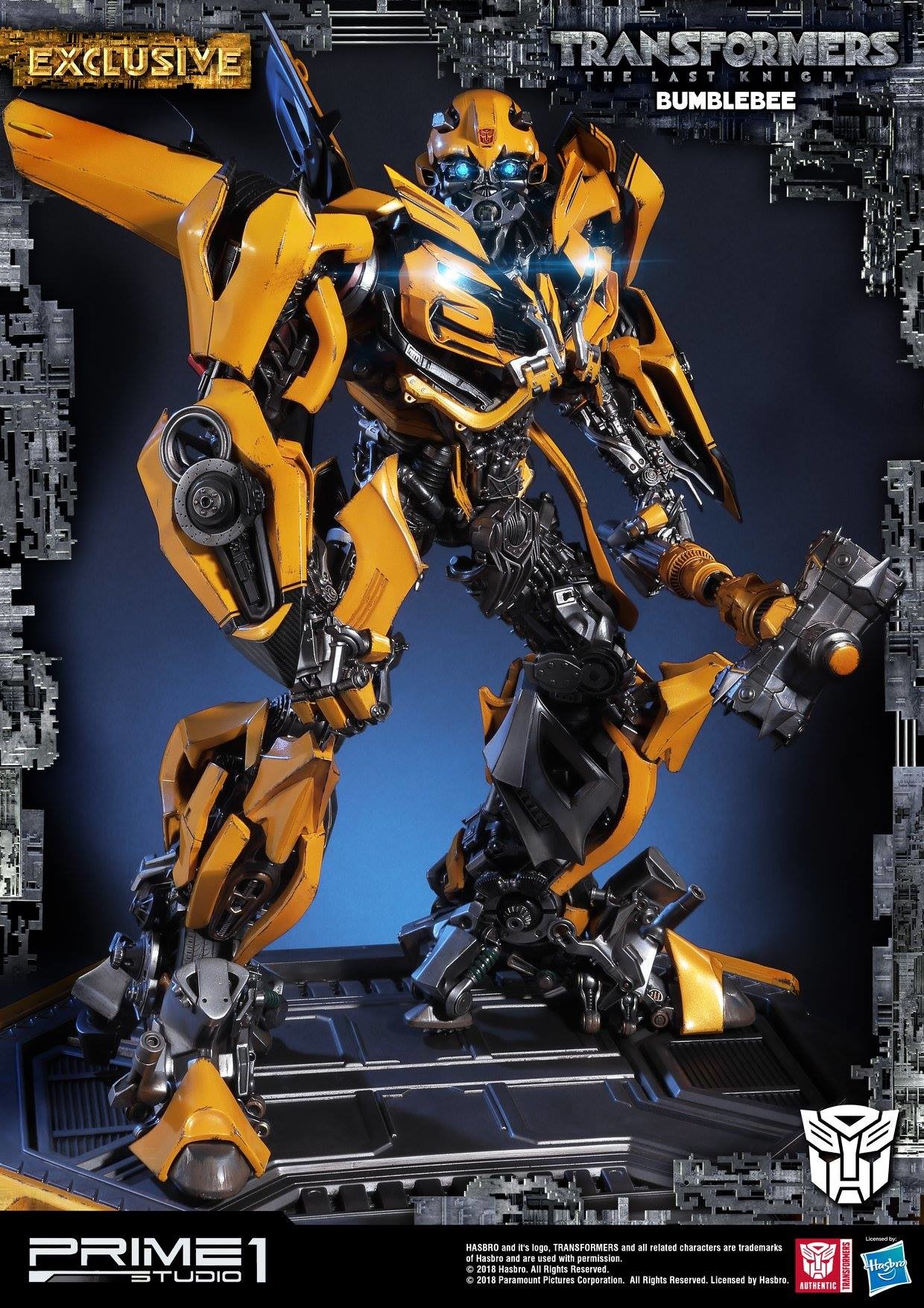 Transformers: The Last Knight - Bumble - Museum Masterline Series  (MMTFM-20) (Prime 1 Studio) photo 33