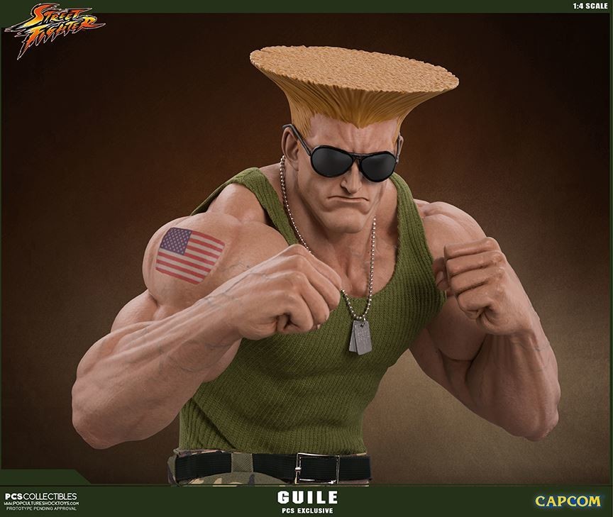 Street Fighter - Guile - Mixed Media - 1/4 (Premium Collectibles Studio, Sideshow Collectibles) photo 2