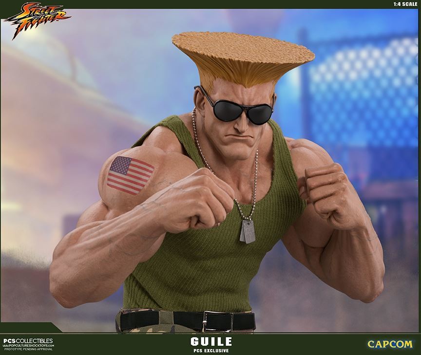 Street Fighter - Guile - Mixed Media - 1/4 (Premium Collectibles Studio, Sideshow Collectibles) photo 3