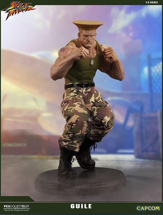 Street Fighter - Guile - Mixed Media - 1/4 (Premium Collectibles Studio, Sideshow Collectibles) photo 4